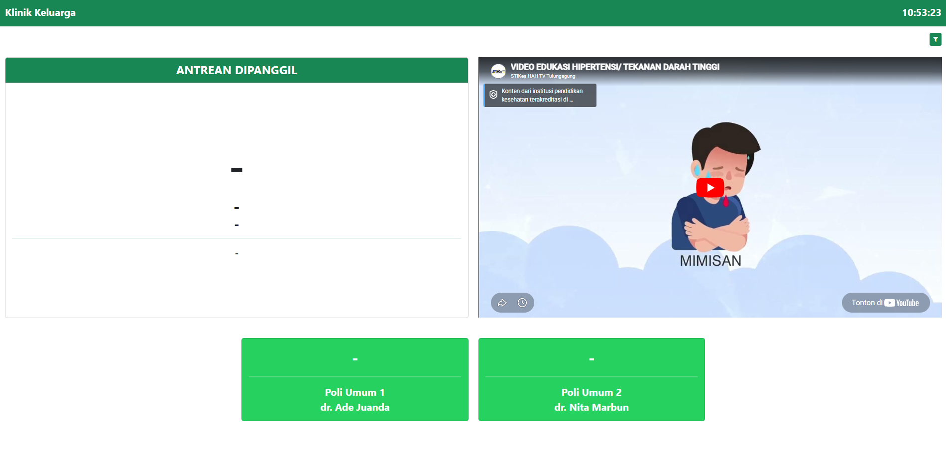 Bridging SIM Klinik Dengan Antrean Online FKTP BPJS
