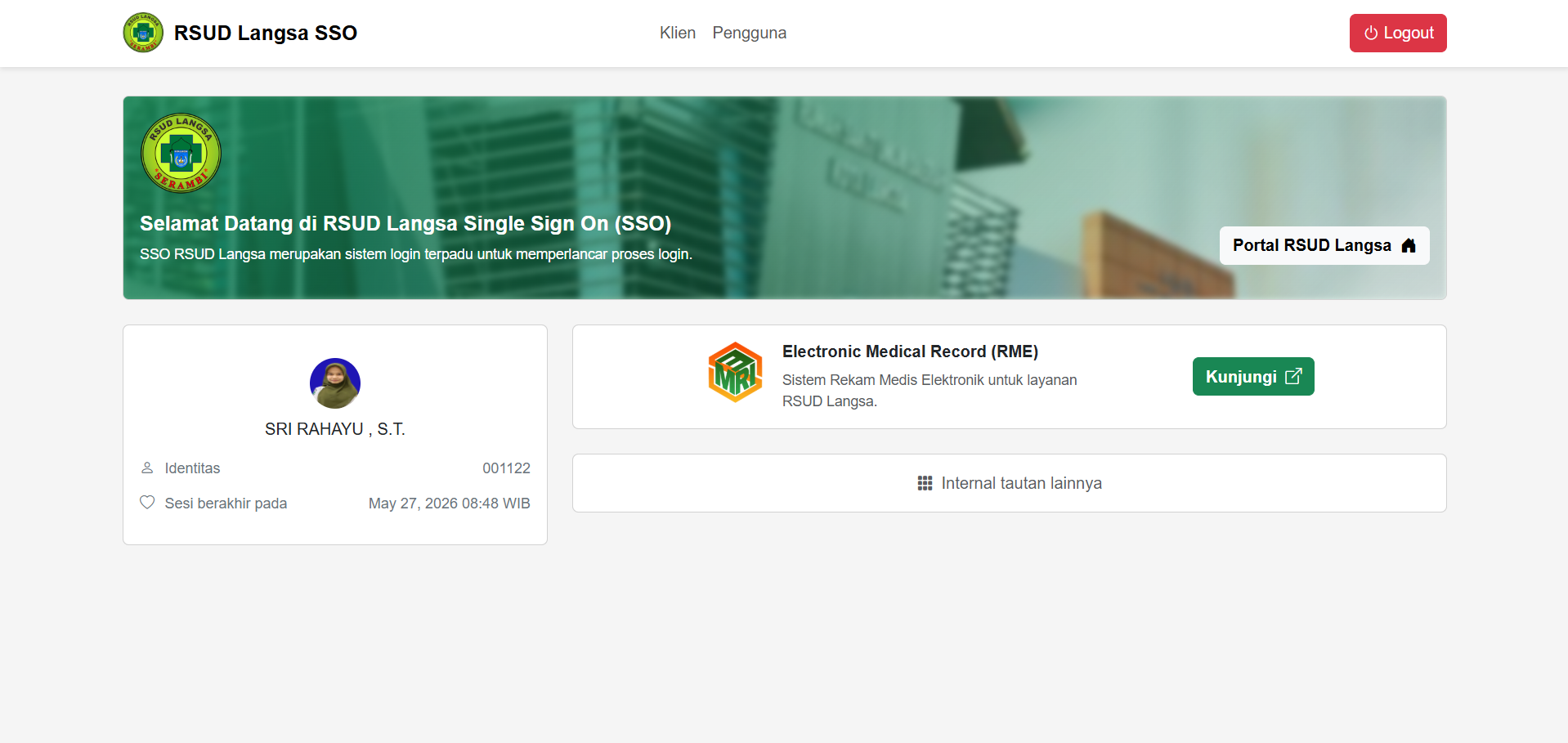 Single Sign On Authentication